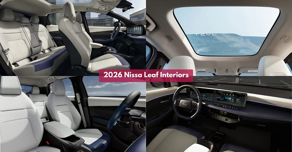 2026 nissan leaf interior