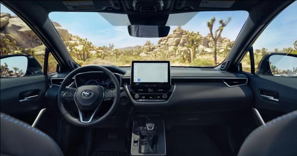 2026 toyota corolla cross interior